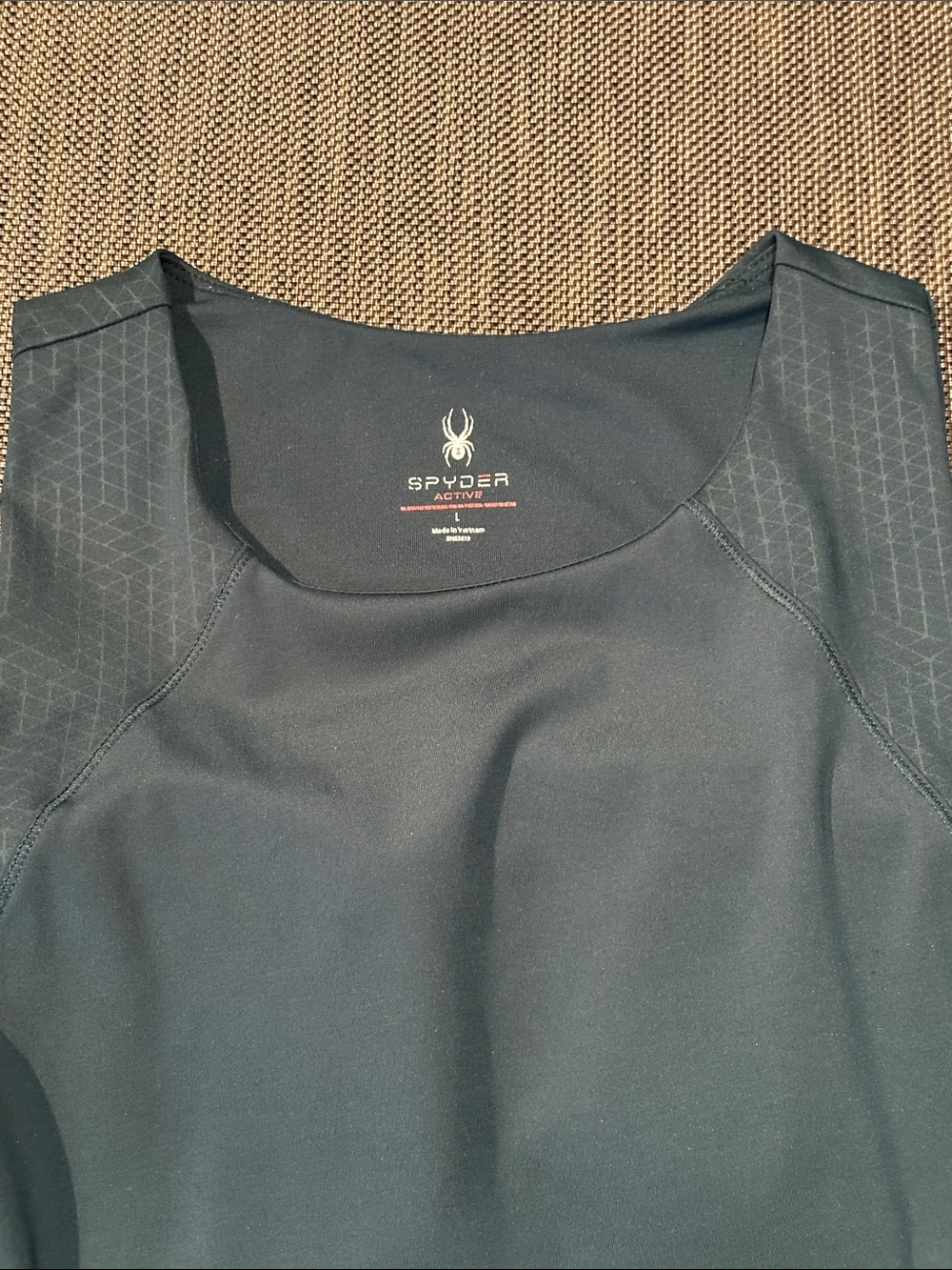 Spyder Women's Athletic Sports Bra Tank in Deep Green - Picture 2 of 5